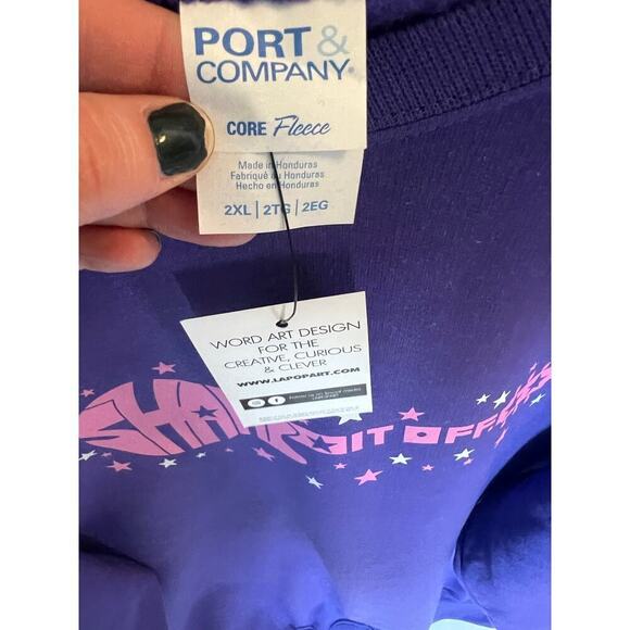 Taylor Swift-Shake It Off Sweatshirt, Fleece, 2XL, Purple, Warm, NWT - Picture 3 of 10